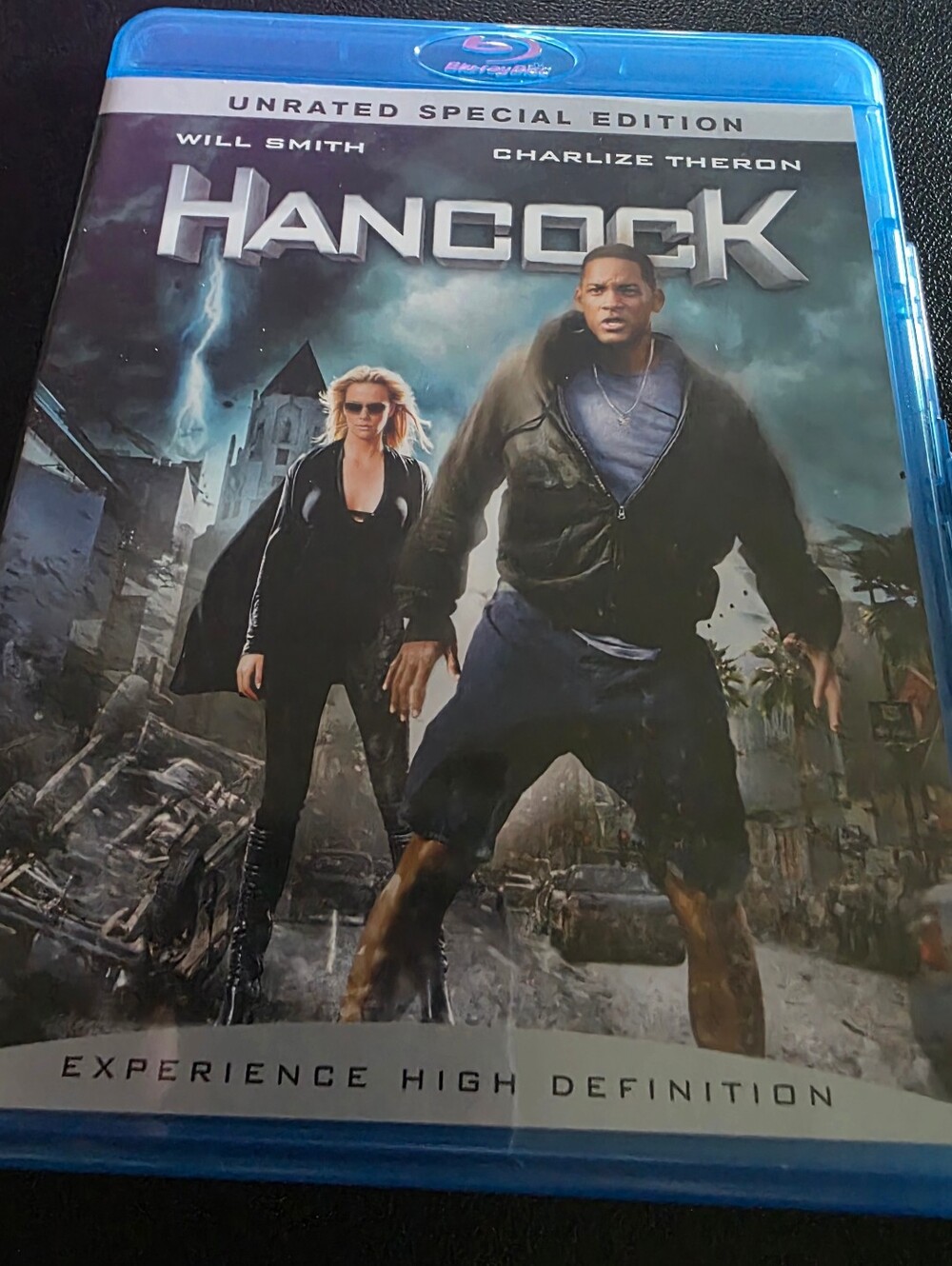 Gently Used Hancock (Blu-ray Disc, 2008, 2-Disc Set, Unrated Special Edition)